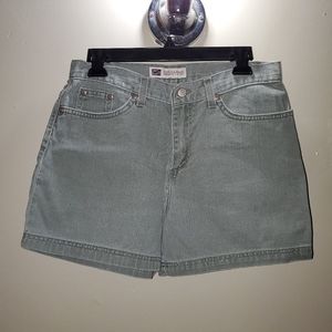Faded Glory Green Denim Shorts – Size 10